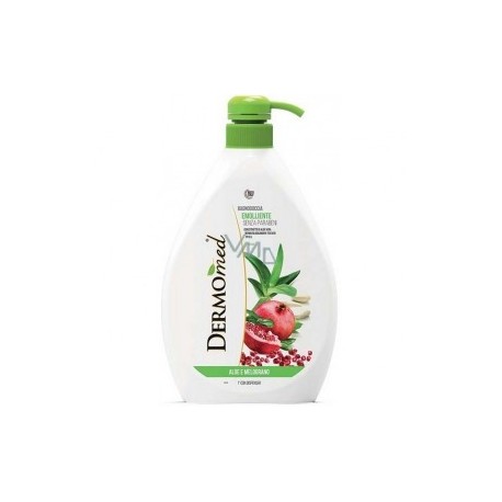 Dermomed Aloe & Pomegranate sprchový gel dávkovač 1l